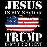Jesus Is My Savior Trump Is My President City Backpack