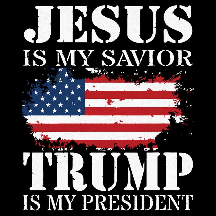 Jesus Is My Savior Trump Is My President City Backpack
