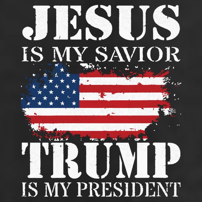 Jesus Is My Savior Trump Is My President Adult Drive Performance Visor