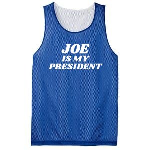 Joe Is My President Biden Supporter Gift Mesh Reversible Basketball Jersey Tank