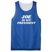 Joe Is My President Biden Supporter Gift Mesh Reversible Basketball Jersey Tank