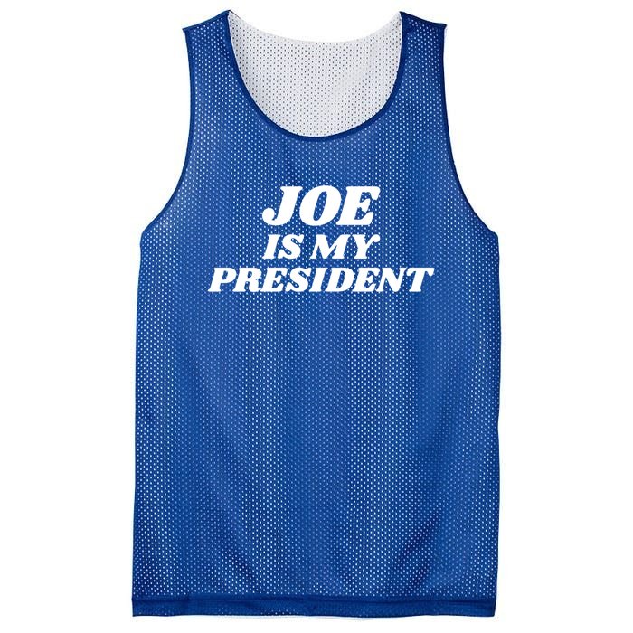 Joe Is My President Biden Supporter Gift Mesh Reversible Basketball Jersey Tank