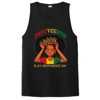 Juneteenth Is My Independence Day Black Black Queen PosiCharge Competitor Tank