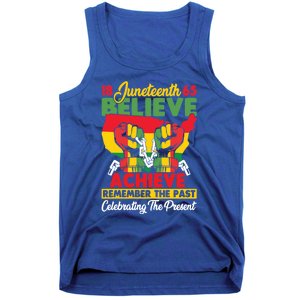 Junenth Is My Independence Day Believe Achieve Succeed Gift Tank Top