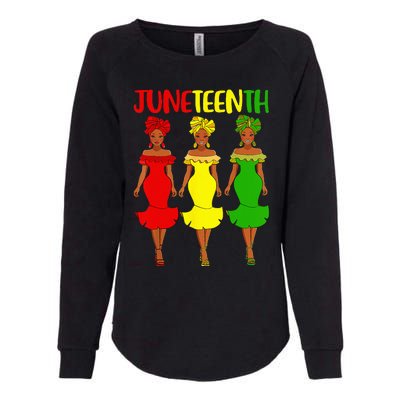 Juneteenth Is My Independence Day Afro Melanin Black Wo Womens California Wash Sweatshirt