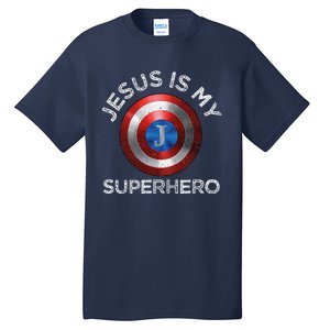 Jesus Is My Superhero Cute Powerful Christian Gift American Tall T-Shirt