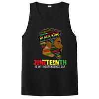 Juneteenth Is My Independence Day Black King Fathers Day PosiCharge Competitor Tank