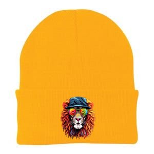 Junenth Is My Independence Day Lion Free Ish Since 1865 Gift Knit Cap Winter Beanie