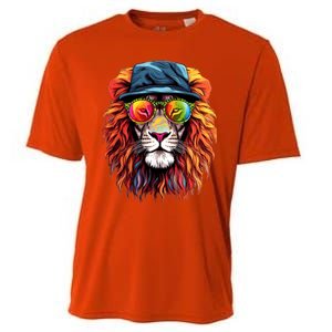 Junenth Is My Independence Day Lion Free Ish Since 1865 Gift Cooling Performance Crew T-Shirt