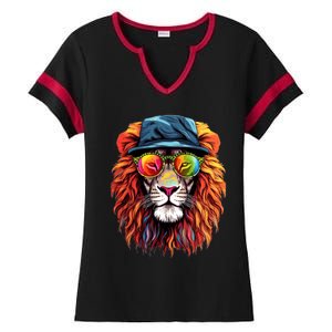 Junenth Is My Independence Day Lion Free Ish Since 1865 Gift Ladies Halftime Notch Neck Tee