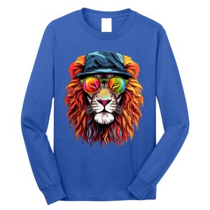 Junenth Is My Independence Day Lion Free Ish Since 1865 Gift Long Sleeve Shirt