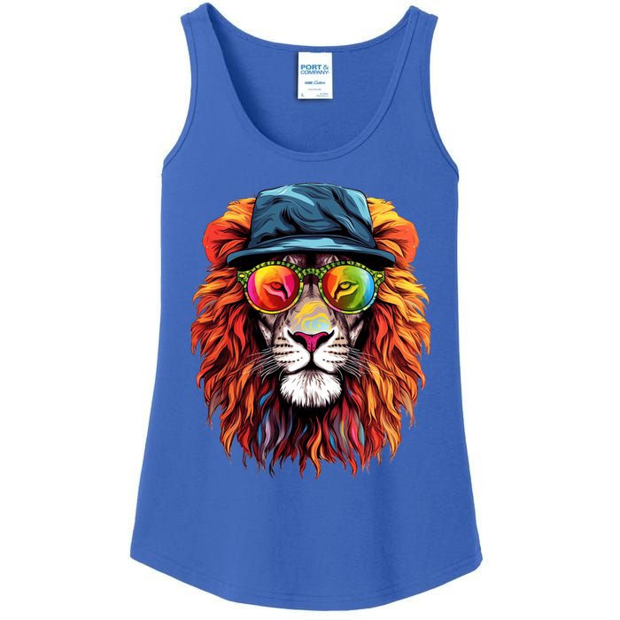 Junenth Is My Independence Day Lion Free Ish Since 1865 Gift Ladies Essential Tank