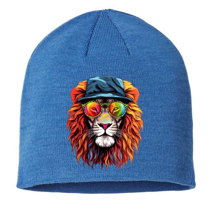 Junenth Is My Independence Day Lion Free Ish Since 1865 Gift Sustainable Beanie