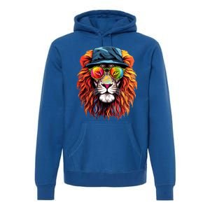 Junenth Is My Independence Day Lion Free Ish Since 1865 Gift Premium Hoodie