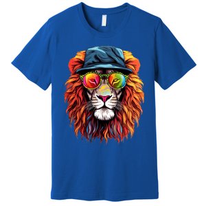 Junenth Is My Independence Day Lion Free Ish Since 1865 Gift Premium T-Shirt