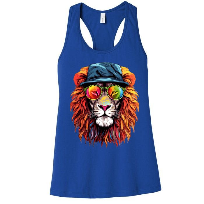 Junenth Is My Independence Day Lion Free Ish Since 1865 Gift Women's Racerback Tank