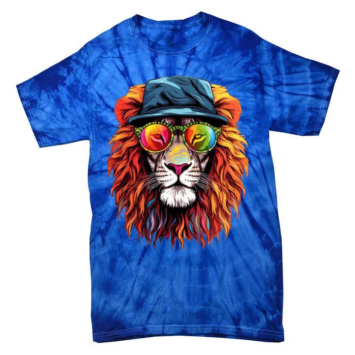 Junenth Is My Independence Day Lion Free Ish Since 1865 Gift Tie-Dye T-Shirt