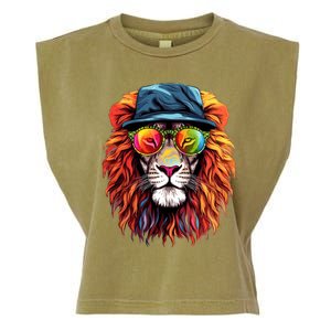 Junenth Is My Independence Day Lion Free Ish Since 1865 Gift Garment-Dyed Women's Muscle Tee