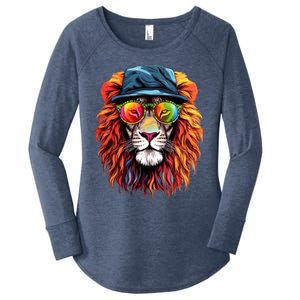 Junenth Is My Independence Day Lion Free Ish Since 1865 Gift Women's Perfect Tri Tunic Long Sleeve Shirt