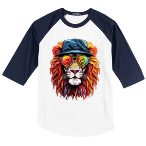 Junenth Is My Independence Day Lion Free Ish Since 1865 Gift Baseball Sleeve Shirt