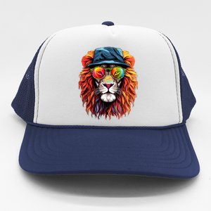 Junenth Is My Independence Day Lion Free Ish Since 1865 Gift Trucker Hat