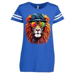 Junenth Is My Independence Day Lion Free Ish Since 1865 Gift Enza Ladies Jersey Football T-Shirt