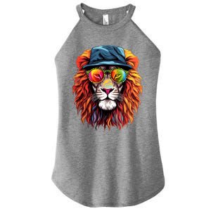 Junenth Is My Independence Day Lion Free Ish Since 1865 Gift Women's Perfect Tri Rocker Tank