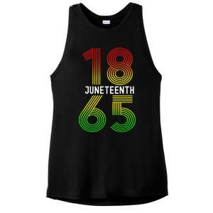 Juneteenth Is My Independence Day Black Pride Ladies PosiCharge Tri-Blend Wicking Tank