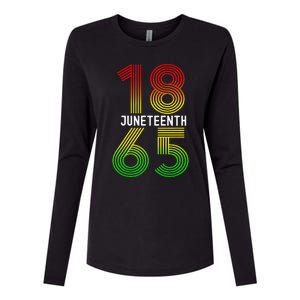 Juneteenth Is My Independence Day Black Pride Womens Cotton Relaxed Long Sleeve T-Shirt