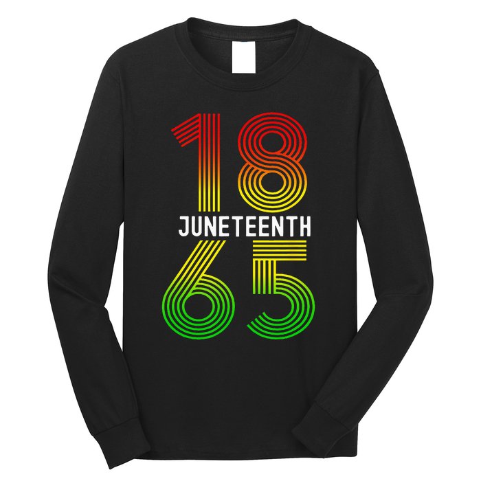 Juneteenth Is My Independence Day Black Pride Long Sleeve Shirt