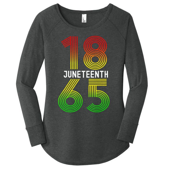 Juneteenth Is My Independence Day Black Pride Women's Perfect Tri Tunic Long Sleeve Shirt