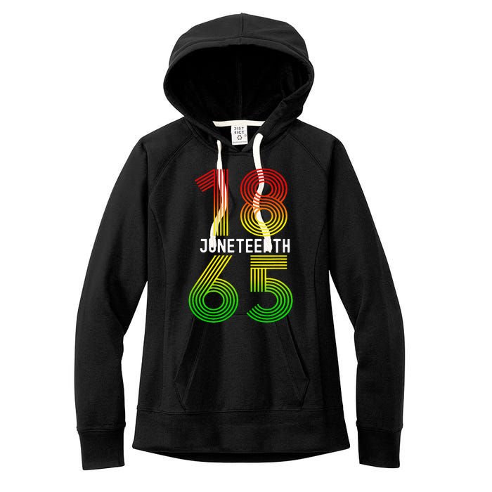 Juneteenth Is My Independence Day Black Pride Women's Fleece Hoodie