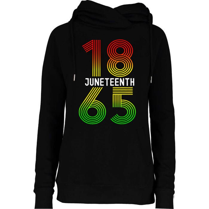 Juneteenth Is My Independence Day Black Pride Womens Funnel Neck Pullover Hood