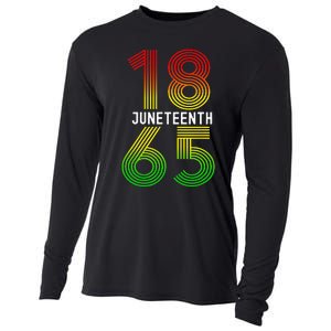 Juneteenth Is My Independence Day Black Pride Cooling Performance Long Sleeve Crew