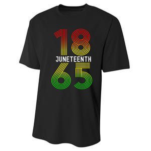 Juneteenth Is My Independence Day Black Pride Performance Sprint T-Shirt