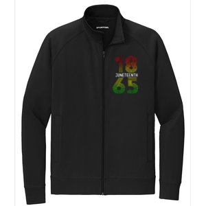 Juneteenth Is My Independence Day Black Pride Stretch Full-Zip Cadet Jacket