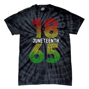 Juneteenth Is My Independence Day Black Pride Tie-Dye T-Shirt