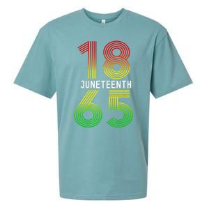 Juneteenth Is My Independence Day Black Pride Sueded Cloud Jersey T-Shirt