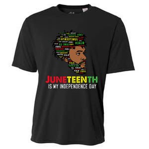 Juneteenth Is My Independence Day Black King Fathers Day Cooling Performance Crew T-Shirt