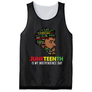 Juneteenth Is My Independence Day Black King Fathers Day Mesh Reversible Basketball Jersey Tank