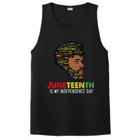 Juneteenth Is My Independence Day Black King Fathers Day PosiCharge Competitor Tank