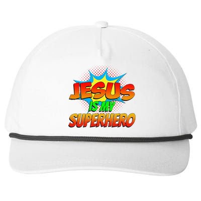 Jesus Is My Superhero Comic Book Christian Religious Easter Snapback Five-Panel Rope Hat