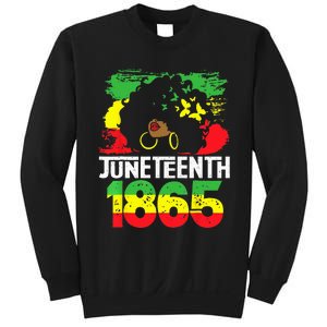 Juneteenth Is My Independence Day Black Wo Freedom 1865 Sweatshirt