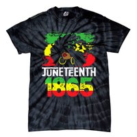 Juneteenth Is My Independence Day Black Wo Freedom 1865 Tie-Dye T-Shirt