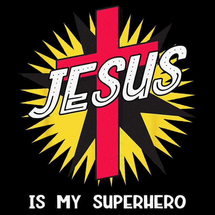 Jesus Is My Superhero Gift Bucket Hat