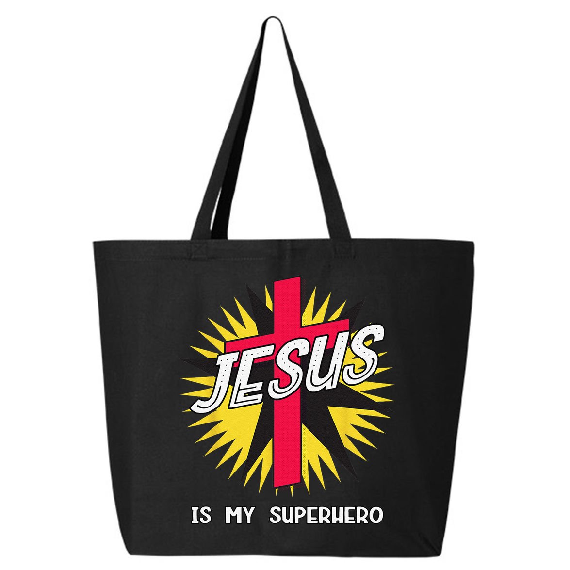 Jesus Is My Superhero Gift 25L Jumbo Tote