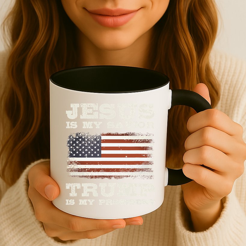 Jesus Is My Savior Trump Is My President  Mug