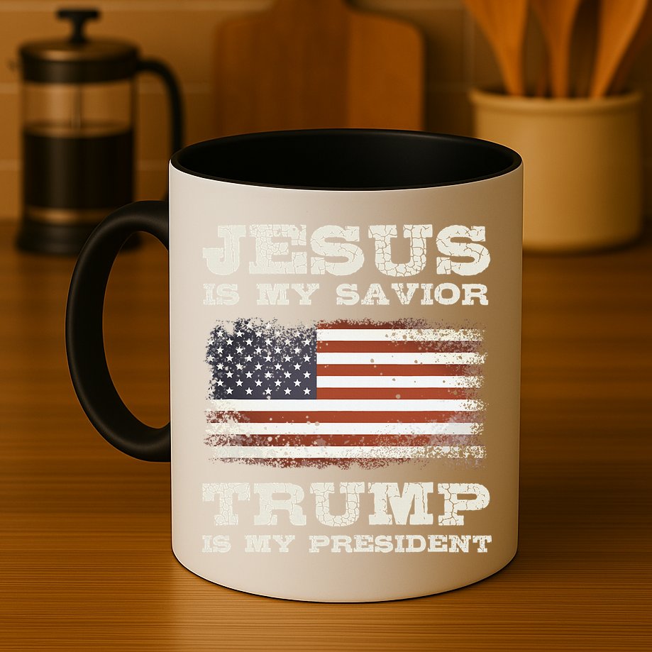 Jesus Is My Savior Trump Is My President  Mug
