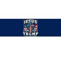 Jesus Is My Savior Donald Trump Is My President Usa Christian Flag Bumper Sticker