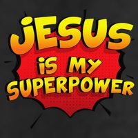 Jesus Is My Superpower Christian Gift 25L Jumbo Tote